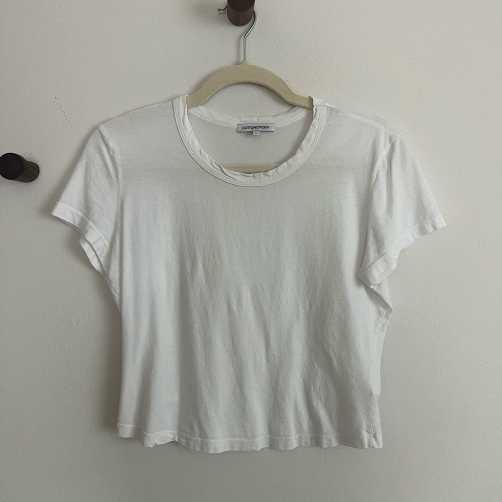 Cotton Citizen Standard Baby Tee White Short Sleeve Crew T-shirt